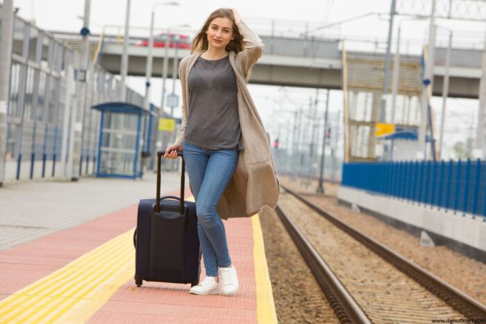 Kira in Train Station