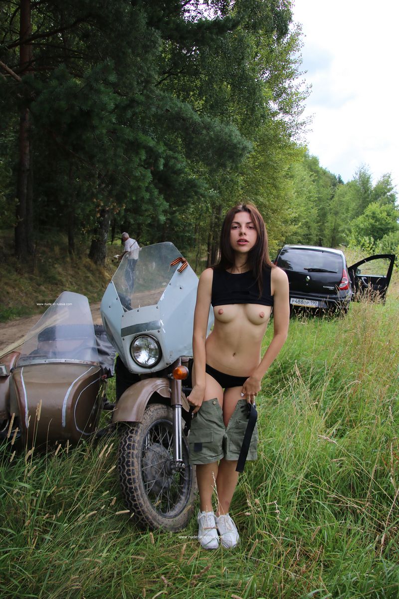 Dayana Kamil — Ural Motorcycle !