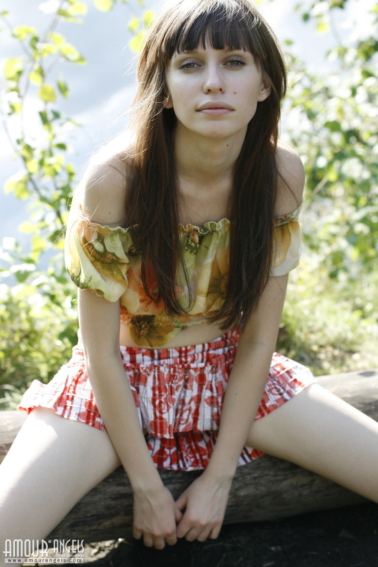 Lena: NAKED OUTDOOR. Deep within