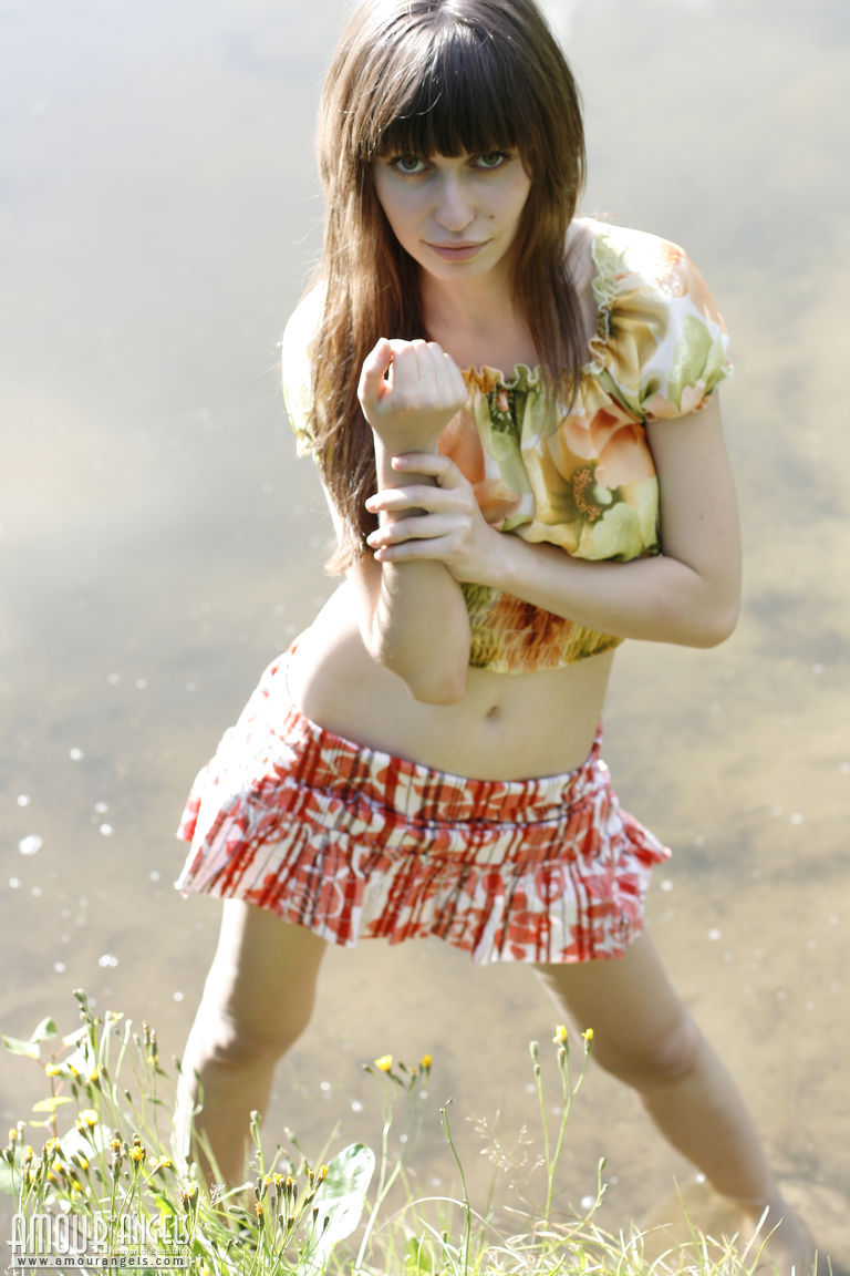 Lena: NAKED OUTDOOR. Deep within